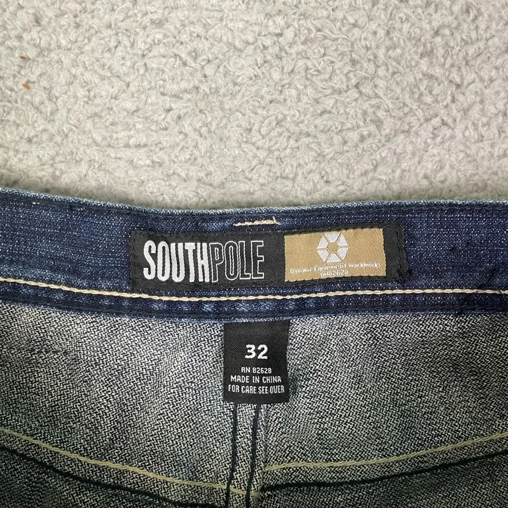 Vintage y2k South‎ Pole baggy jean shorts